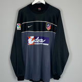 Shop 2001/02 ATLETICO MADRID BURGOS #13 GK SHIRT (XL) NIKE, classic football shirts, vintage football shirts & retro soccer jerseys at Cult Kits
