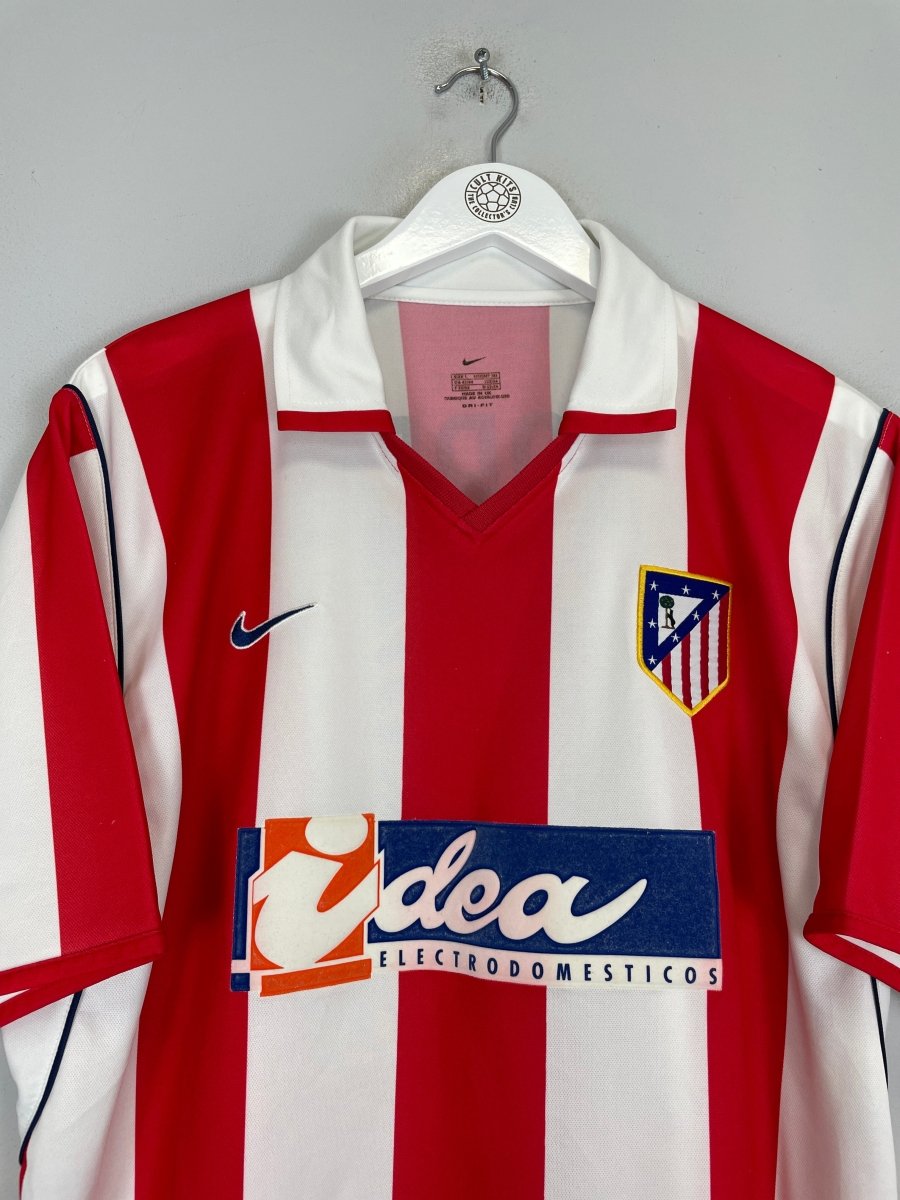 2001/02 ATLETICO MADRID F.TORRES 9 HOME SHIRT (L) NIKE - Cult Kits - Large - Buy Vintage Football Shirts, Authentic Retro Football Shirts For Sale, Classic Football Shirts & Soccer Jersey