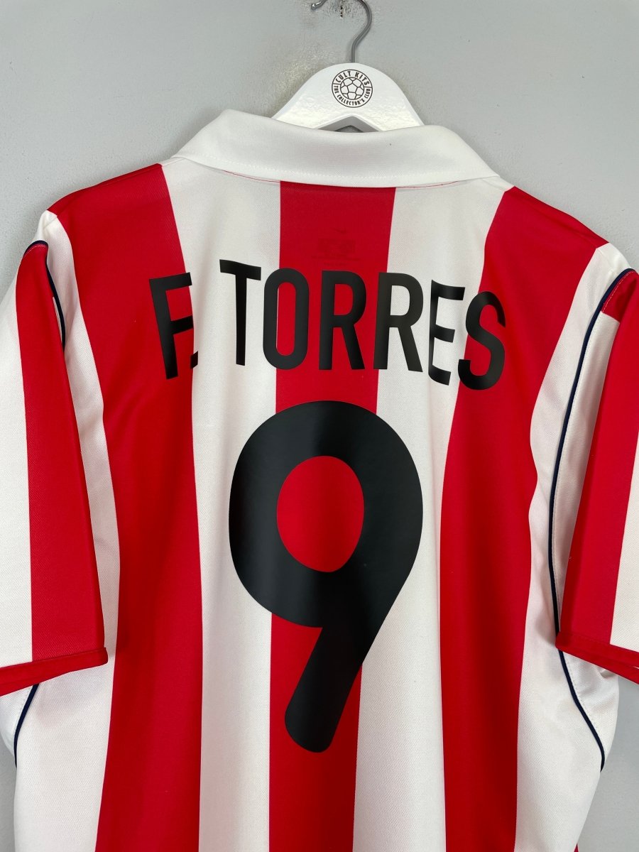 2001/02 ATLETICO MADRID F.TORRES 9 HOME SHIRT (L) NIKE - Cult Kits - Large - Buy Vintage Football Shirts, Authentic Retro Football Shirts For Sale, Classic Football Shirts & Soccer Jersey