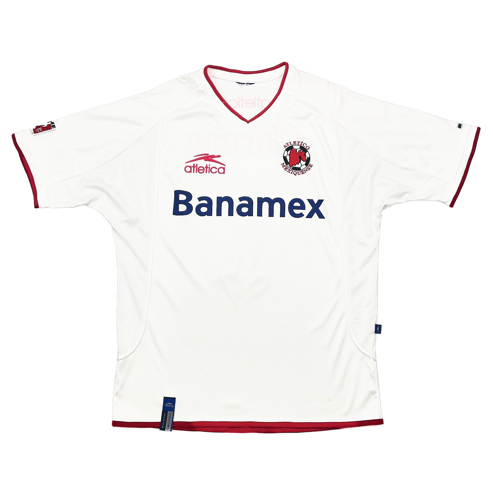 Buy 2001/02 Atletico Mexiquense 8 Away Shirt (L) Atletica ~ Free worldwide shipping available ~ Authentic Vintage Football Shirts from Cult Kits
