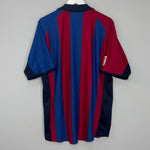 Shop 2001/02 BARCELONA HOME SHIRT (XL) NIKE, classic football shirts, vintage football shirts & retro soccer jerseys at Cult Kits