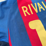 Buy 2001/02 Barcelona Rivaldo 10 Home Shirt (L) Nike ~ Free worldwide shipping ~ Authentic Vintage Football Shirts from Cult Kits