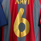 Shop 2001/02 BARCELONA XAVI #6 HOME SHIRT (L) NIKE, classic football shirts, vintage football shirts & retro soccer jerseys at Cult Kits
