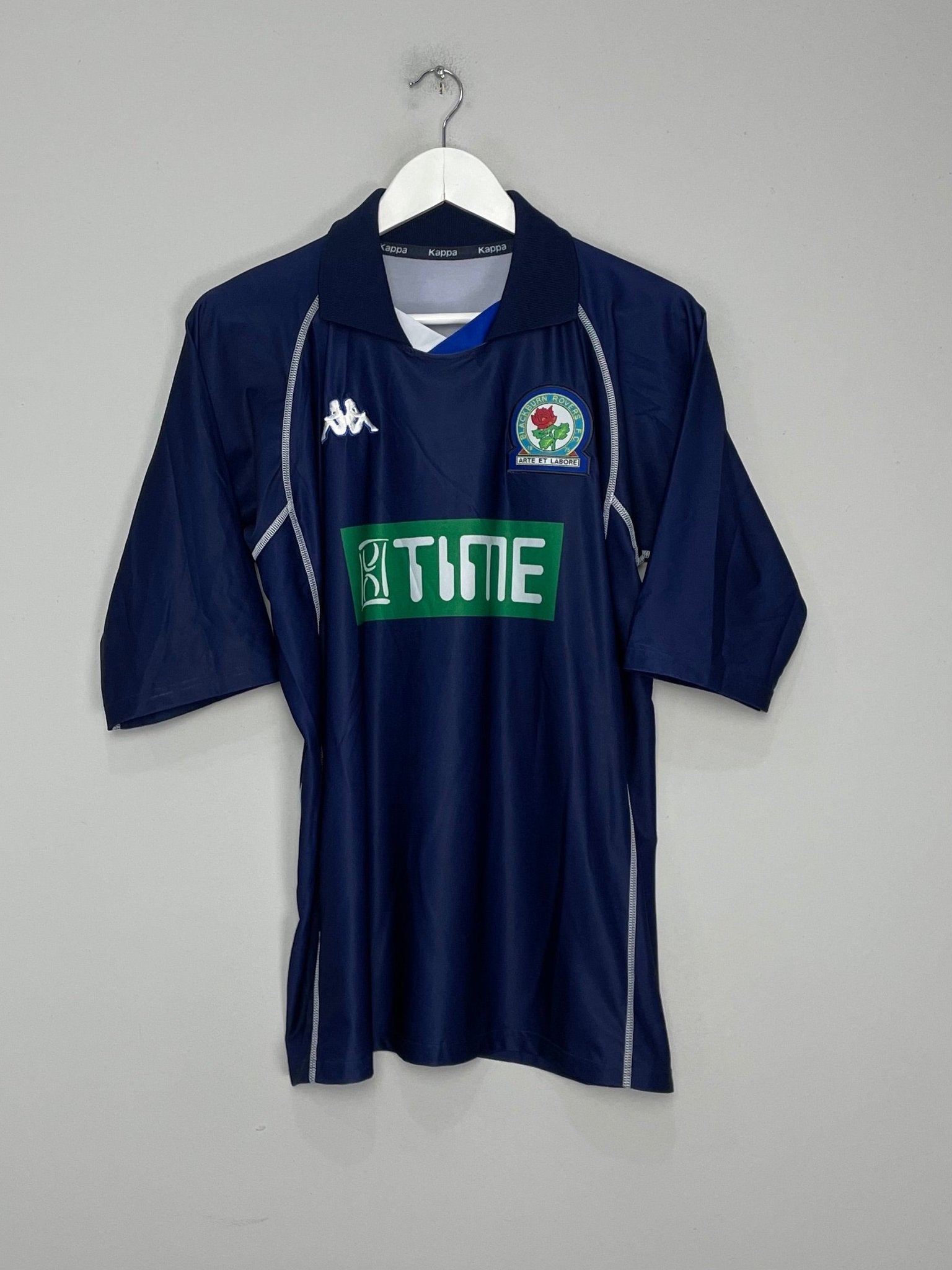 Shop 2001/02 BLACKBURN ROVERS TUGAY #3 AWAY SHIRT (XL) KAPPA, classic football shirts, vintage football shirts & retro soccer jerseys at Cult Kits