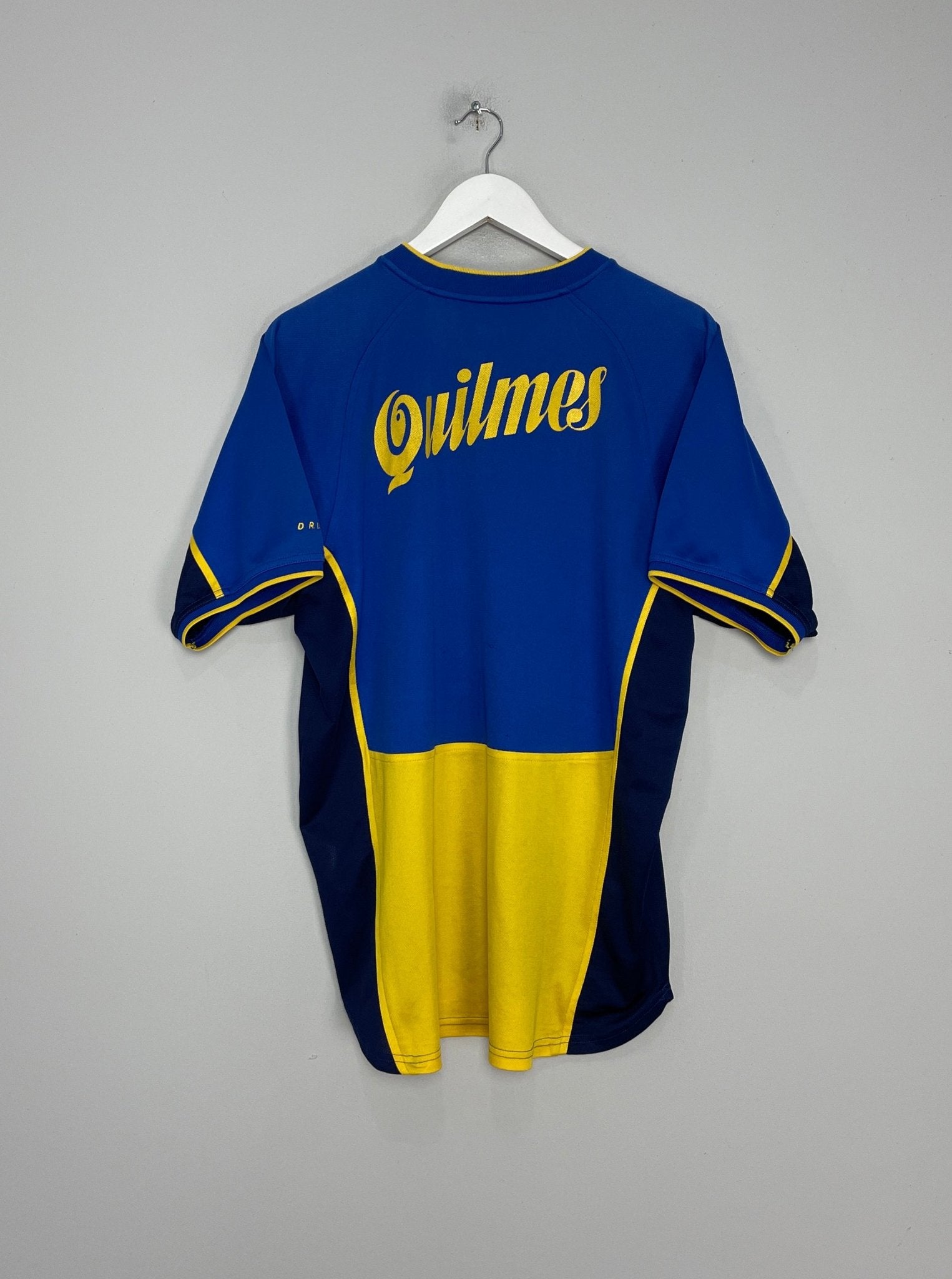 Shop 2001/02 BOCA JUNIORS HOME SHIRT (L) NIKE, classic football shirts, vintage football shirts & retro soccer jerseys at Cult Kits