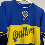 Shop 2001/02 BOCA JUNIORS HOME SHIRT (L) NIKE, classic football shirts, vintage football shirts & retro soccer jerseys at Cult Kits