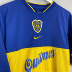 Shop 2001/02 BOCA JUNIORS HOME SHIRT (L) NIKE, classic football shirts, vintage football shirts & retro soccer jerseys at Cult Kits