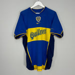 Shop 2001/02 BOCA JUNIORS HOME SHIRT (L) NIKE, classic football shirts, vintage football shirts & retro soccer jerseys at Cult Kits
