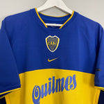Shop 2001/02 BOCA JUNIORS HOME SHIRT (M) NIKE, classic football shirts, vintage football shirts & retro soccer jerseys at Cult Kits