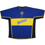 Buy 2001/02 Boca Juniors Riquelme 10 Home Shirt (L) Nike ~ Free worldwide shipping ~ Authentic Vintage Football Shirts from Cult Kits