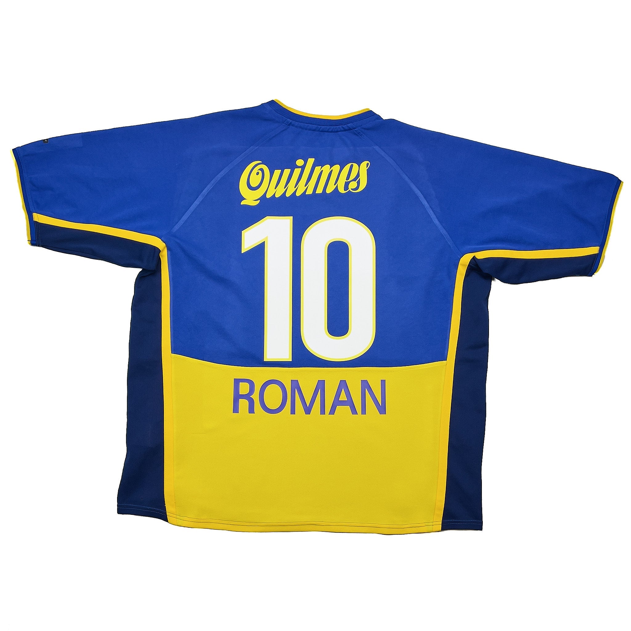 Buy 2001/02 Boca Juniors Roman 10 Home Shirt (L) Nike ~ Free worldwide shipping ~ Authentic Vintage Football Shirts from Cult Kits
