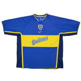 Buy 2001/02 Boca Juniors Roman 10 Home Shirt (L) Nike ~ Free worldwide shipping ~ Authentic Vintage Football Shirts from Cult Kits