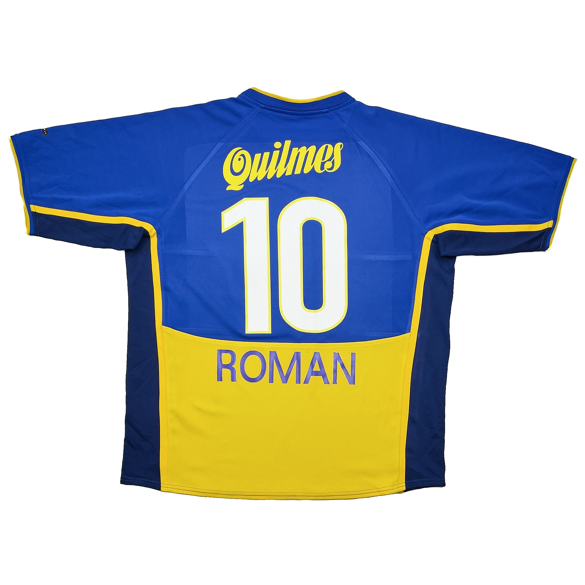 Buy 2001/02 Boca Juniors Roman 10 Home Shirt (L) Nike ~ Free worldwide shipping ~ Authentic Vintage Football Shirts from Cult Kits