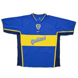 Buy 2001/02 Boca Juniors Roman 10 Home Shirt (L) Nike ~ Free worldwide shipping ~ Authentic Vintage Football Shirts from Cult Kits