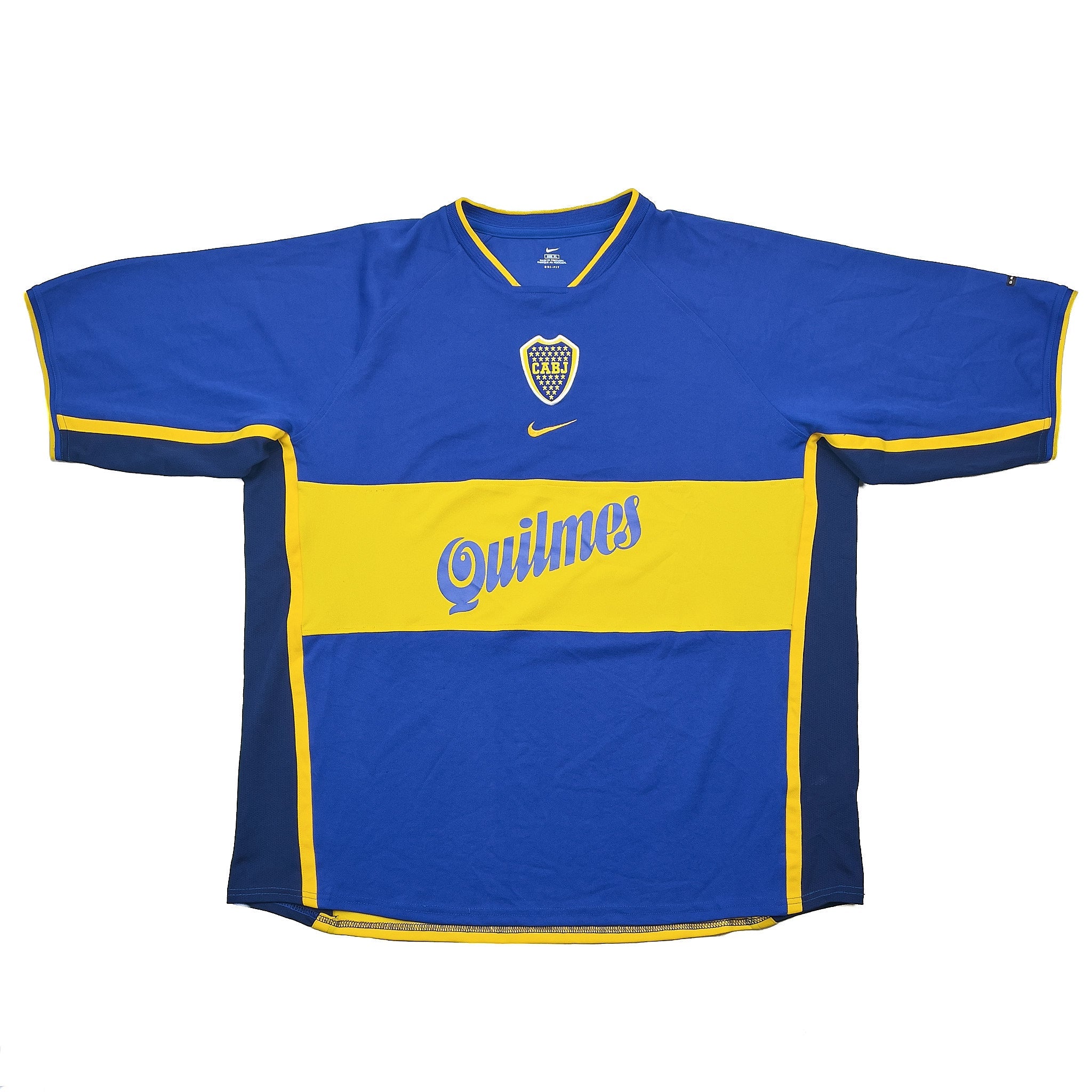 Buy 2001/02 Boca Juniors Roman 10 Home Shirt (XL) Nike ~ Free worldwide shipping available ~ Authentic Vintage Football Shirts from Cult Kits