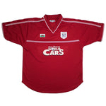 Buy 2001/02 Cardiff City Away Shirt (L) Xara ~ Free worldwide shipping ~ Authentic Vintage Football Shirts from Cult Kits