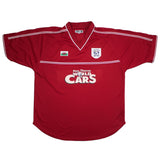 Buy 2001/02 Cardiff City Away Shirt (L) Xara ~ Free worldwide shipping ~ Authentic Vintage Football Shirts from Cult Kits