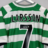 2001/02 CELTIC LARSSON 7 HOME SHIRT (XL) UMBRO - Cult Kits - XL - Buy Vintage Football Shirts, Authentic Retro Football Shirts For Sale, Classic Football Shirts & Soccer Jersey