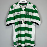 2001/02 CELTIC LARSSON 7 HOME SHIRT (XL) UMBRO - Cult Kits - XL - Buy Vintage Football Shirts, Authentic Retro Football Shirts For Sale, Classic Football Shirts & Soccer Jersey