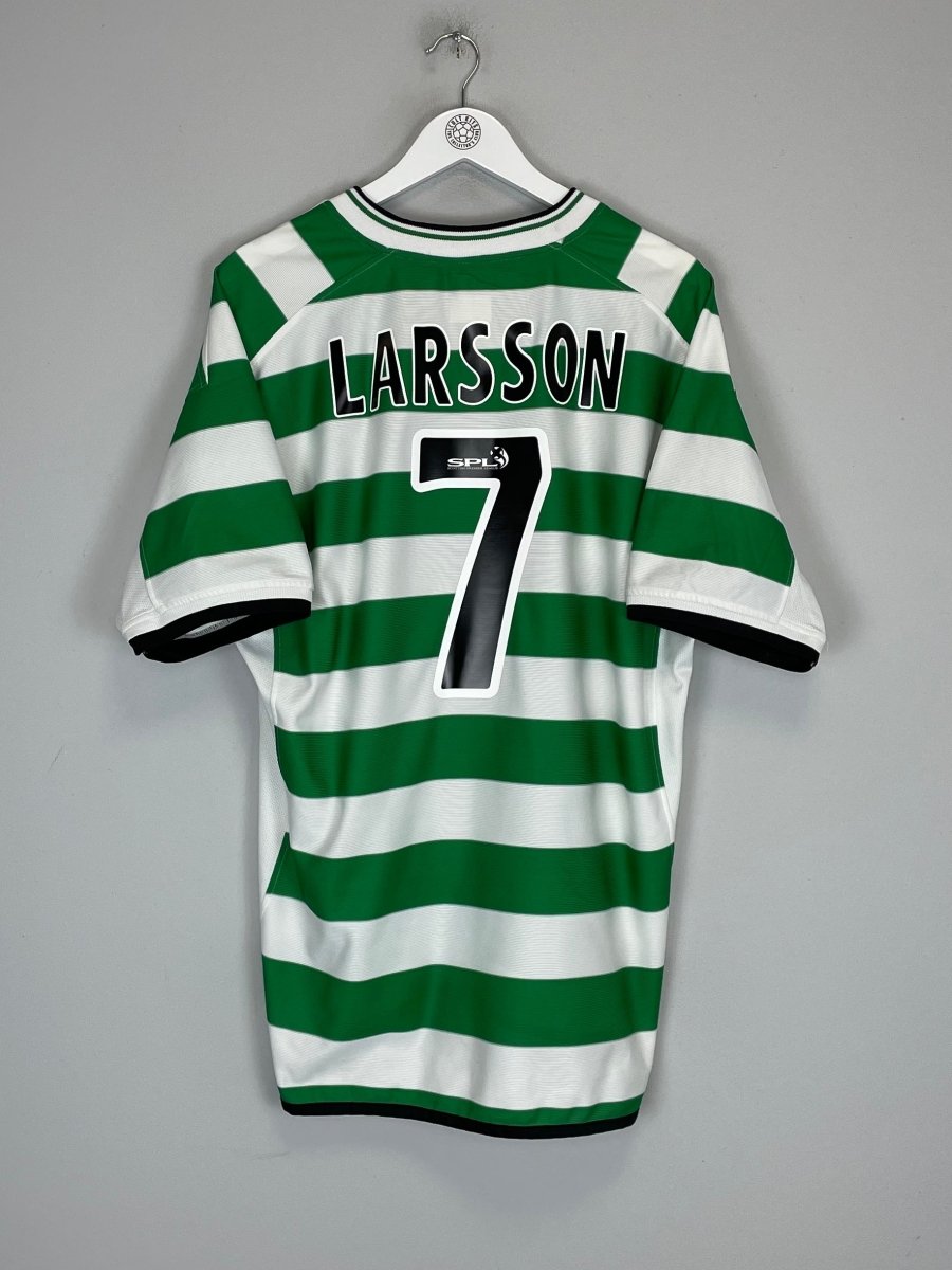 2001/02 CELTIC LARSSON 7 HOME SHIRT (XL) UMBRO - Cult Kits - XL - Buy Vintage Football Shirts, Authentic Retro Football Shirts For Sale, Classic Football Shirts & Soccer Jersey