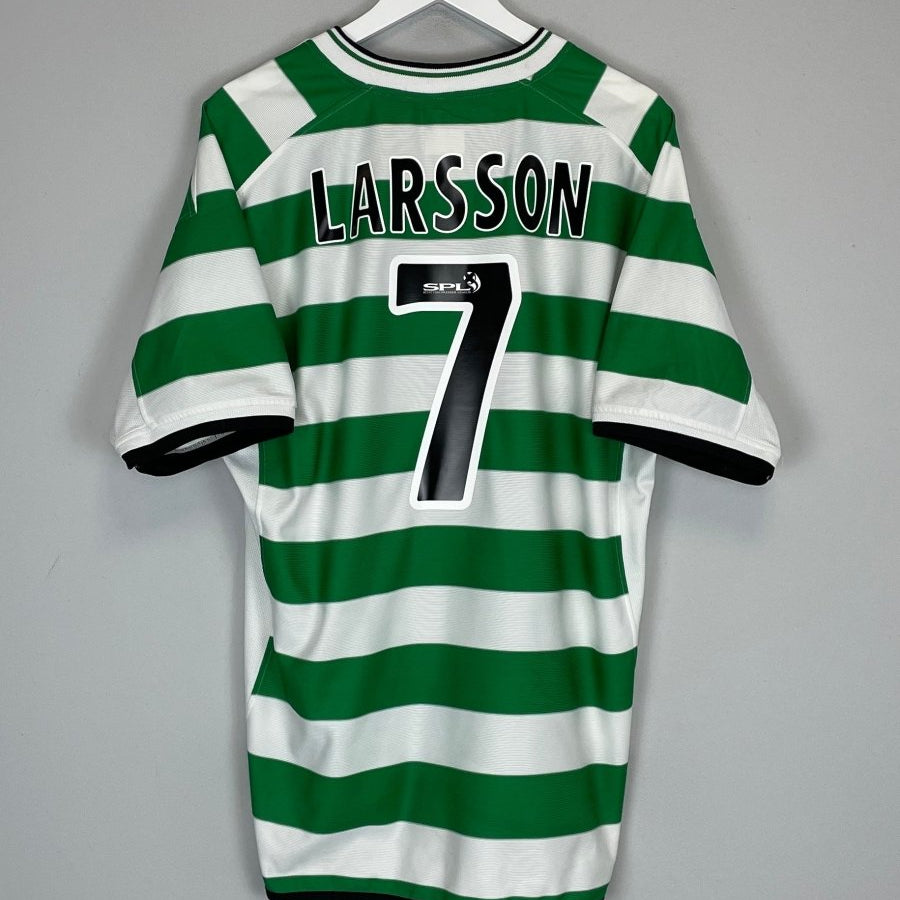 2001/02 CELTIC LARSSON 7 HOME SHIRT (XL) UMBRO - Cult Kits - XL - Buy Vintage Football Shirts, Authentic Retro Football Shirts For Sale, Classic Football Shirts & Soccer Jersey