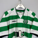 2001/02 CELTIC LARSSON 7 HOME SHIRT (XL) UMBRO - Cult Kits - XL - Buy Vintage Football Shirts, Authentic Retro Football Shirts For Sale, Classic Football Shirts & Soccer Jersey