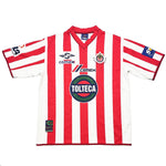 Buy 2001/02 Chivas Guadalajara 17 Home Shirt (XXL) Marval Sports ~ Free worldwide shipping available ~ Authentic Vintage Football Shirts from Cult Kits