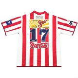 Buy 2001/02 Chivas Guadalajara 17 Home Shirt (XXL) Marval Sports ~ Free worldwide shipping available ~ Authentic Vintage Football Shirts from Cult Kits