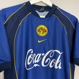 Shop 2001/02 CLUB AMERICA AWAY SHIRT (M) NIKE, classic football shirts, vintage football shirts & retro soccer jerseys at Cult Kits