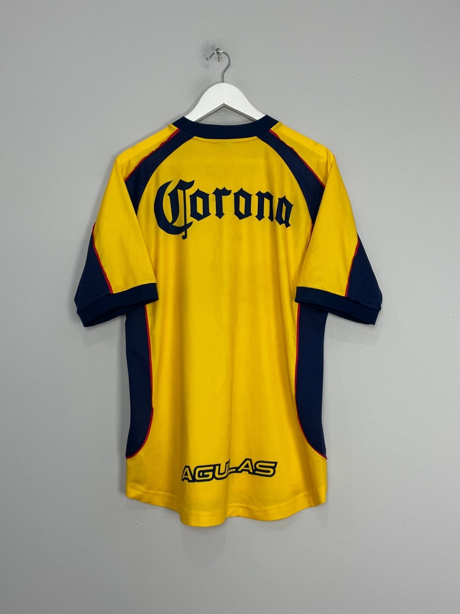 Shop 2001/02 CLUB AMERICA HOME SHIRT (M) NIKE, classic football shirts, vintage football shirts & retro soccer jerseys at Cult Kits