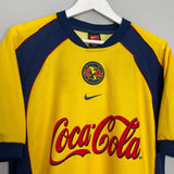 Shop 2001/02 CLUB AMERICA HOME SHIRT (M) NIKE, classic football shirts, vintage football shirts & retro soccer jerseys at Cult Kits
