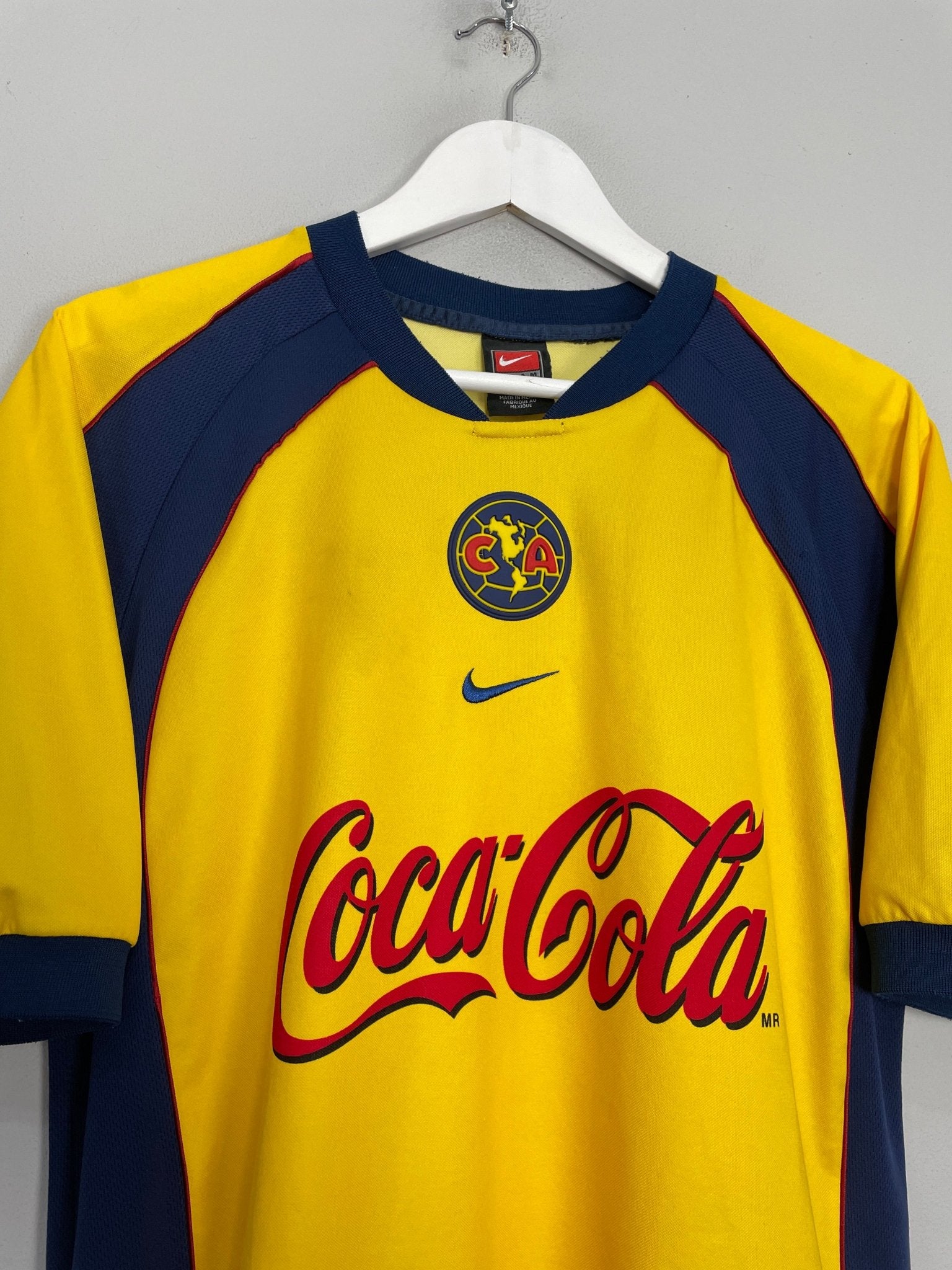 Shop 2001/02 CLUB AMERICA HOME SHIRT (M) NIKE, classic football shirts, vintage football shirts & retro soccer jerseys at Cult Kits