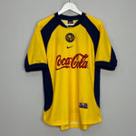 Shop 2001/02 CLUB AMERICA HOME SHIRT (M) NIKE, classic football shirts, vintage football shirts & retro soccer jerseys at Cult Kits