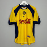 Shop 2001/02 CLUB AMERICA HOME SHIRT (M) NIKE, classic football shirts, vintage football shirts & retro soccer jerseys at Cult Kits
