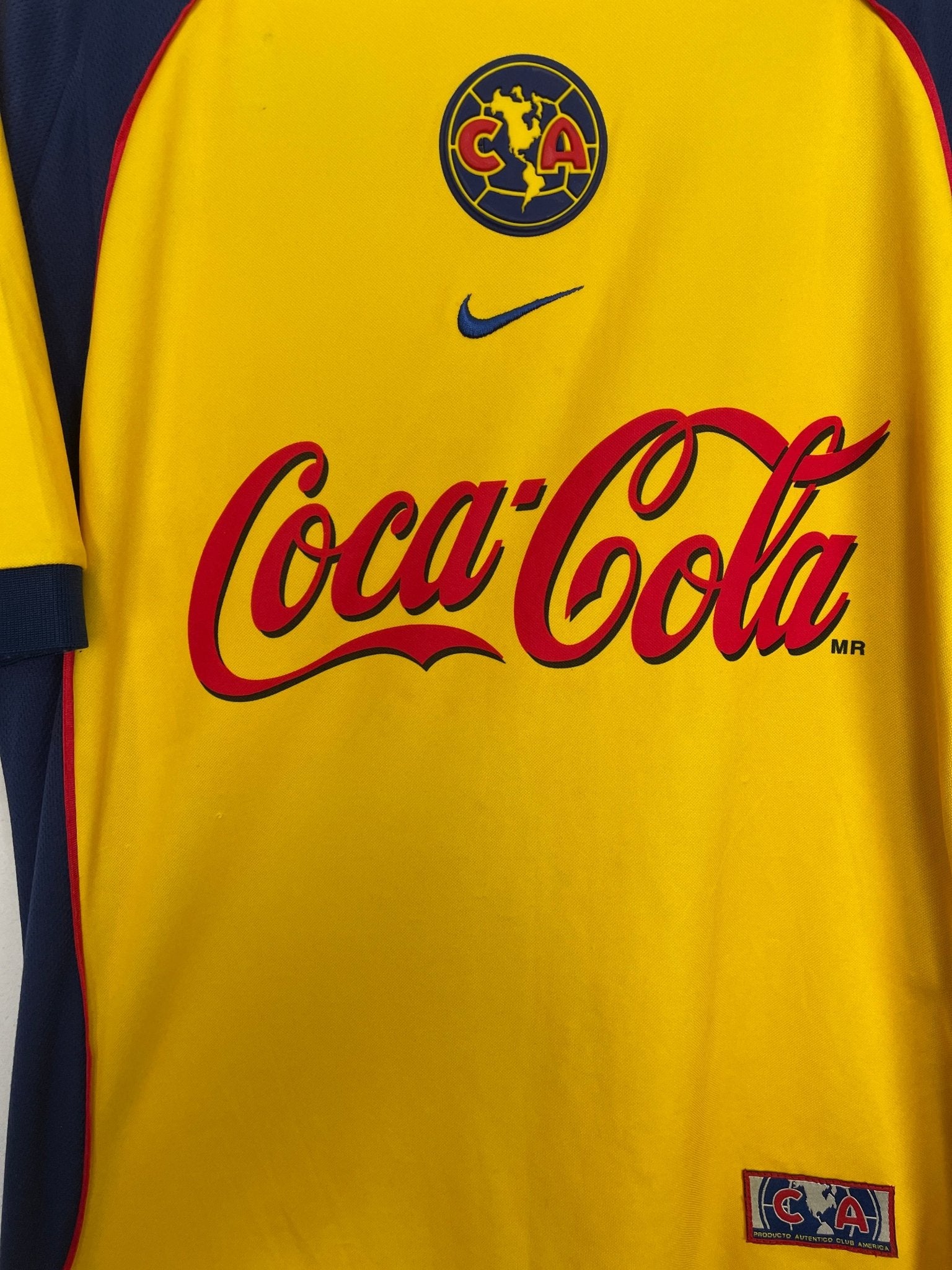 Shop 2001/02 CLUB AMERICA HOME SHIRT (M) NIKE, classic football shirts, vintage football shirts & retro soccer jerseys at Cult Kits