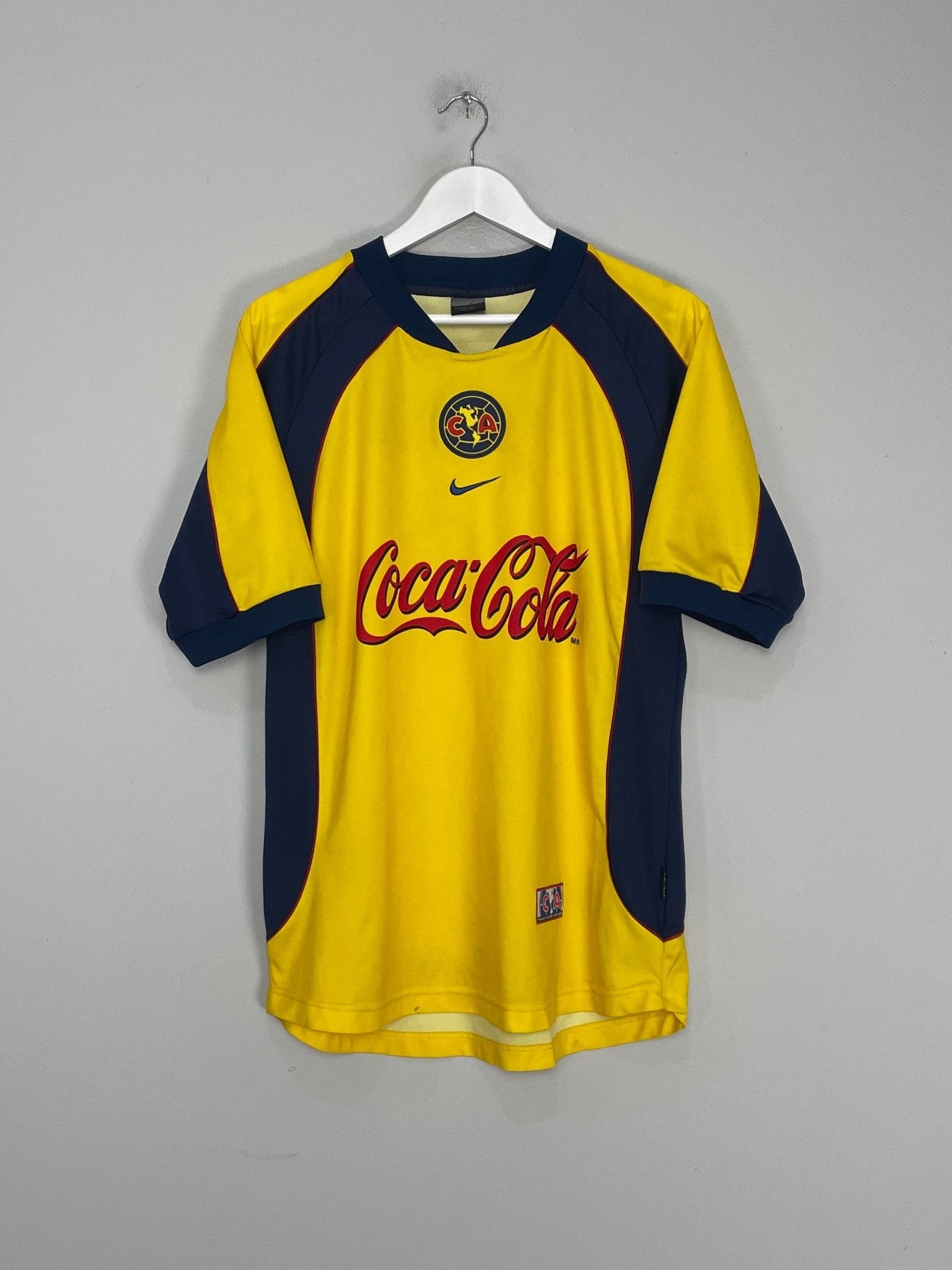 Shop 2001/02 CLUB AMERICA HOME SHIRT (M) NIKE, classic football shirts, vintage football shirts & retro soccer jerseys at Cult Kits