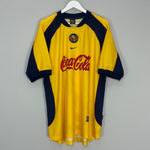 Shop 2001/02 CLUB AMERICA HOME SHIRT (XL) NIKE, classic football shirts, vintage football shirts & retro soccer jerseys at Cult Kits