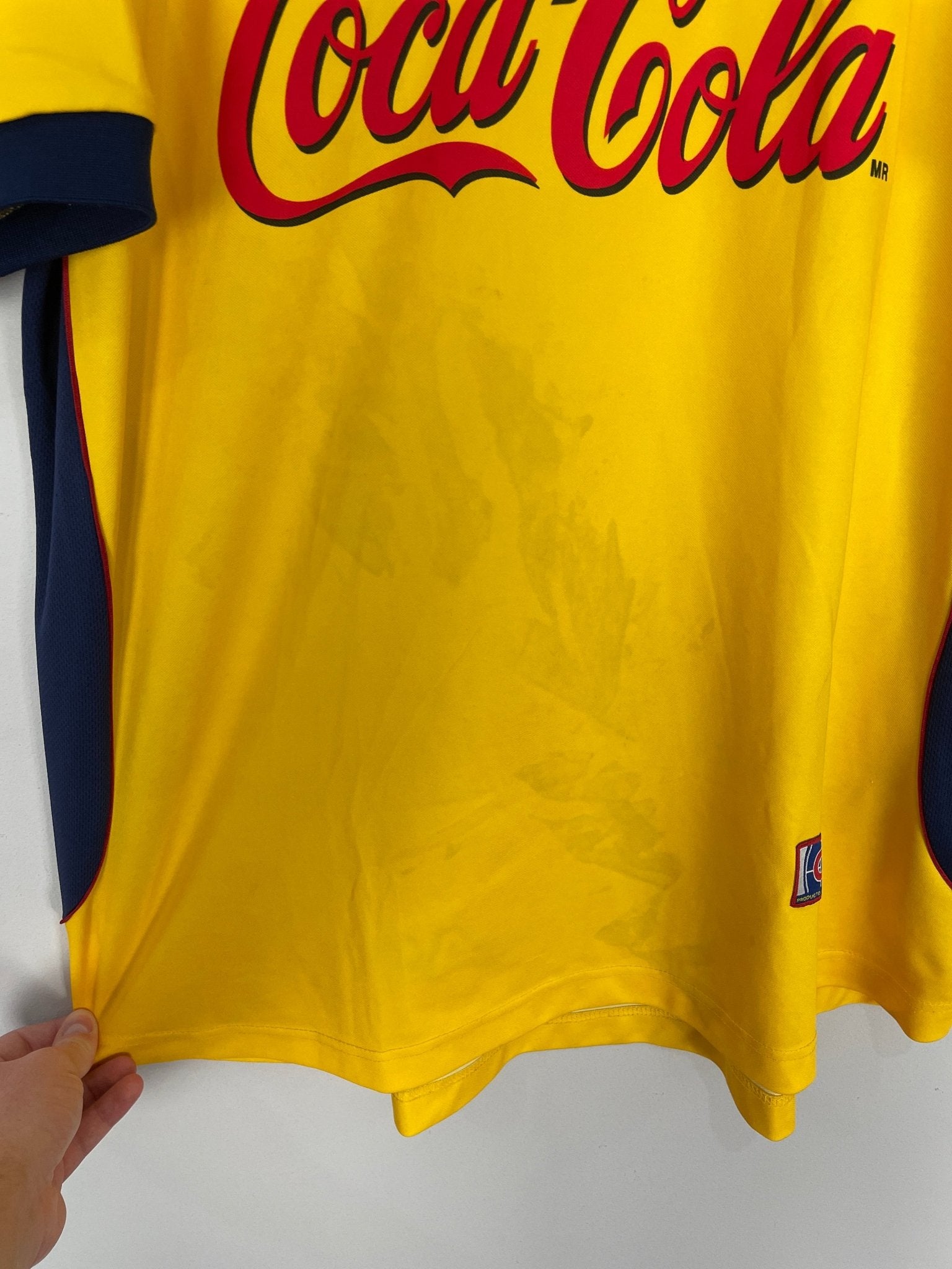 Shop 2001/02 CLUB AMERICA HOME SHIRT (XL) NIKE, classic football shirts, vintage football shirts & retro soccer jerseys at Cult Kits