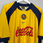 Shop 2001/02 CLUB AMERICA HOME SHIRT (XL) NIKE, classic football shirts, vintage football shirts & retro soccer jerseys at Cult Kits