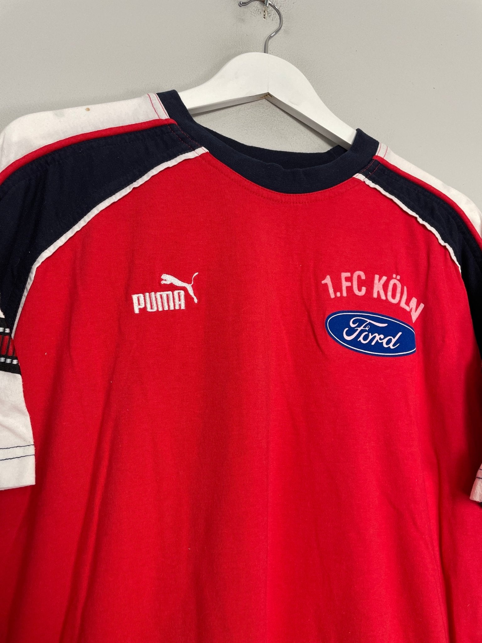 Shop 2001/02 COLOGNE TRAINING SHIRT (M) PUMA, classic football shirts, vintage football shirts & retro soccer jerseys at Cult Kits