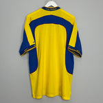 Shop 2001/02 COLOMBIA HOME SHIRT (L) REEBOK, classic football shirts, vintage football shirts & retro soccer jerseys at Cult Kits