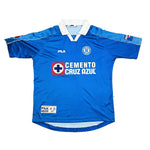 Buy 2001/02 CRUZ AZUL ALMAGUER 7 *PLAYER ISSUE* HOME SHIRT (L) FILA ~ Free worldwide shipping available ~ Authentic Vintage Football Shirts from Cult Kits