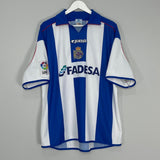 Shop 2001/02 DEPORTIVO LA CORUNA DJALMINHA #8 HOME SHIRT (XL) JOMA, classic football shirts, vintage football shirts & retro soccer jerseys at Cult Kits