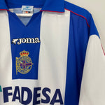 Shop 2001/02 DEPORTIVO LA CORUNA DJALMINHA #8 HOME SHIRT (XL) JOMA, classic football shirts, vintage football shirts & retro soccer jerseys at Cult Kits