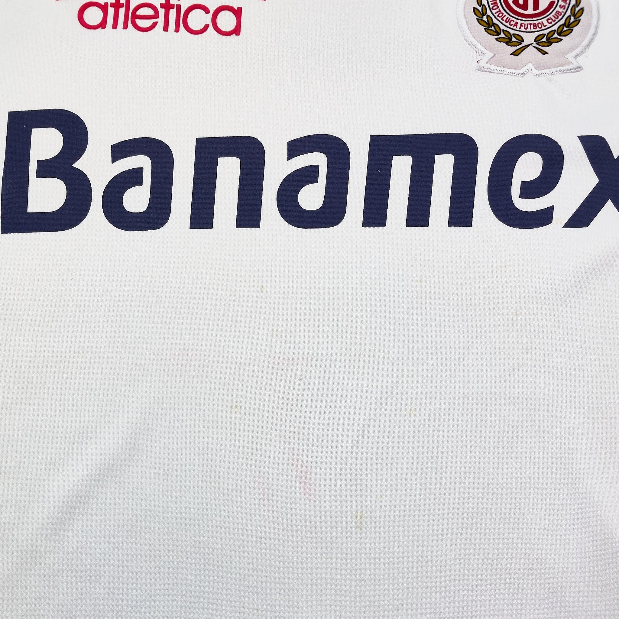 Buy 2001/02 Deportivo Toluca Away Shirt (XXL) Atletica ~ Free worldwide shipping ~ Authentic Vintage Football Shirts from Cult Kits