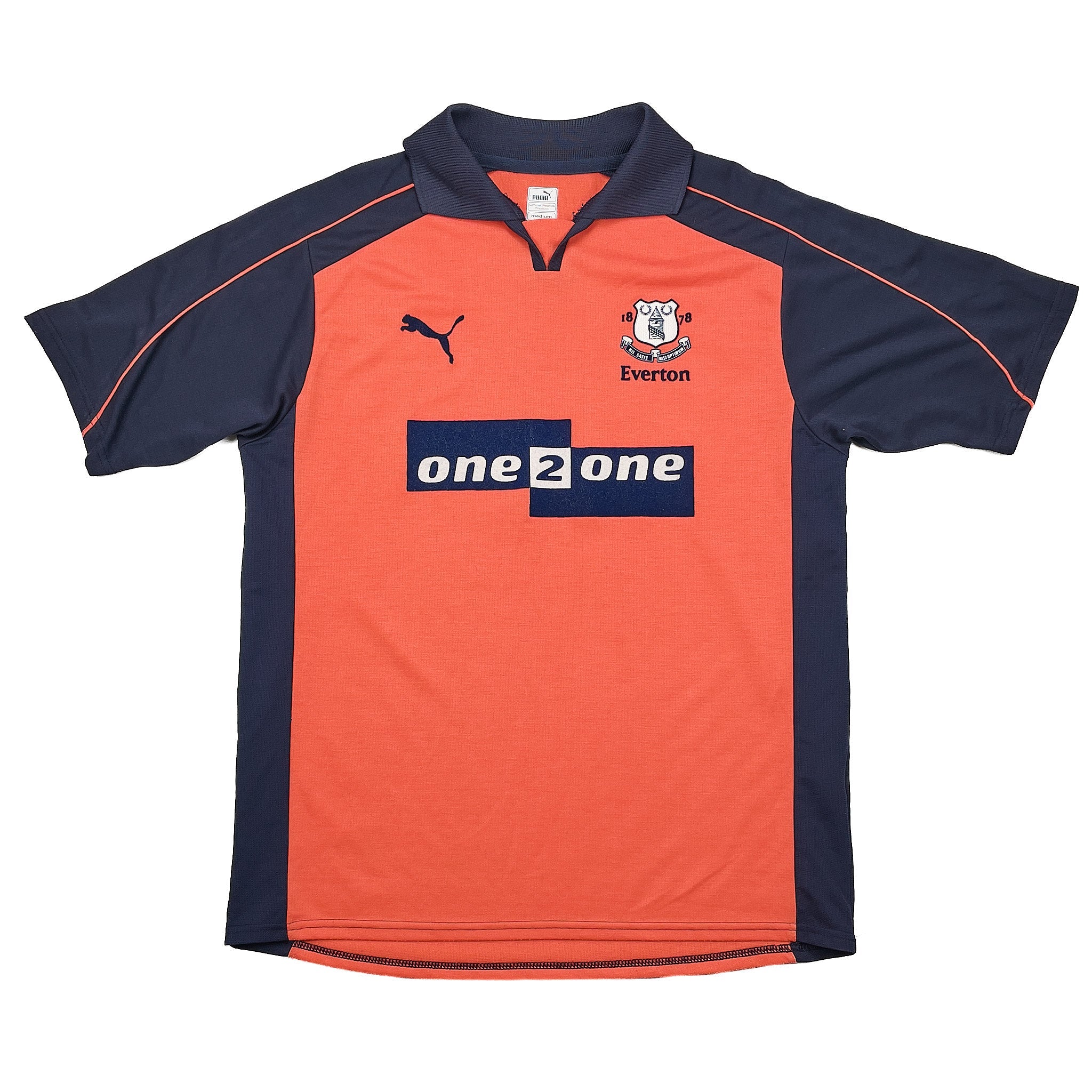 Buy 2001/02 EVERTON GRAVESEN 16 THIRD SHIRT (M) PUMA ~ Free worldwide shipping available ~ Authentic Vintage Football Shirts from Cult Kits