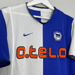 Shop 2001/02 HERTHA BERLIN HOME SHIRT (S) NIKE, classic football shirts, vintage football shirts & retro soccer jerseys at Cult Kits