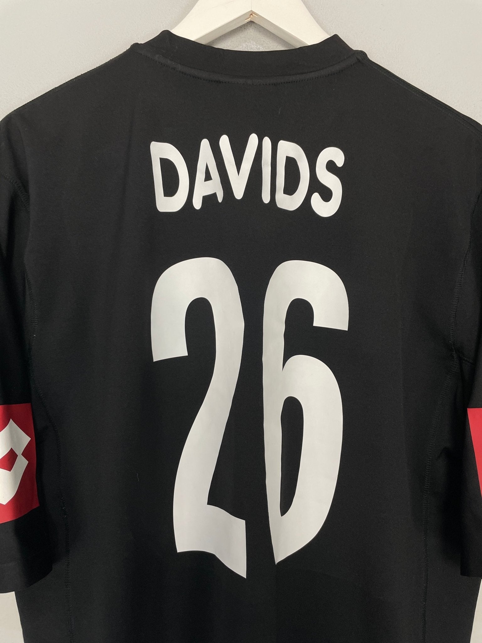 Shop 2001/02 JUVENTUS DAVIDS #26 AWAY SHIRT (L) LOTTO, classic football shirts, vintage football shirts & retro soccer jerseys at Cult Kits