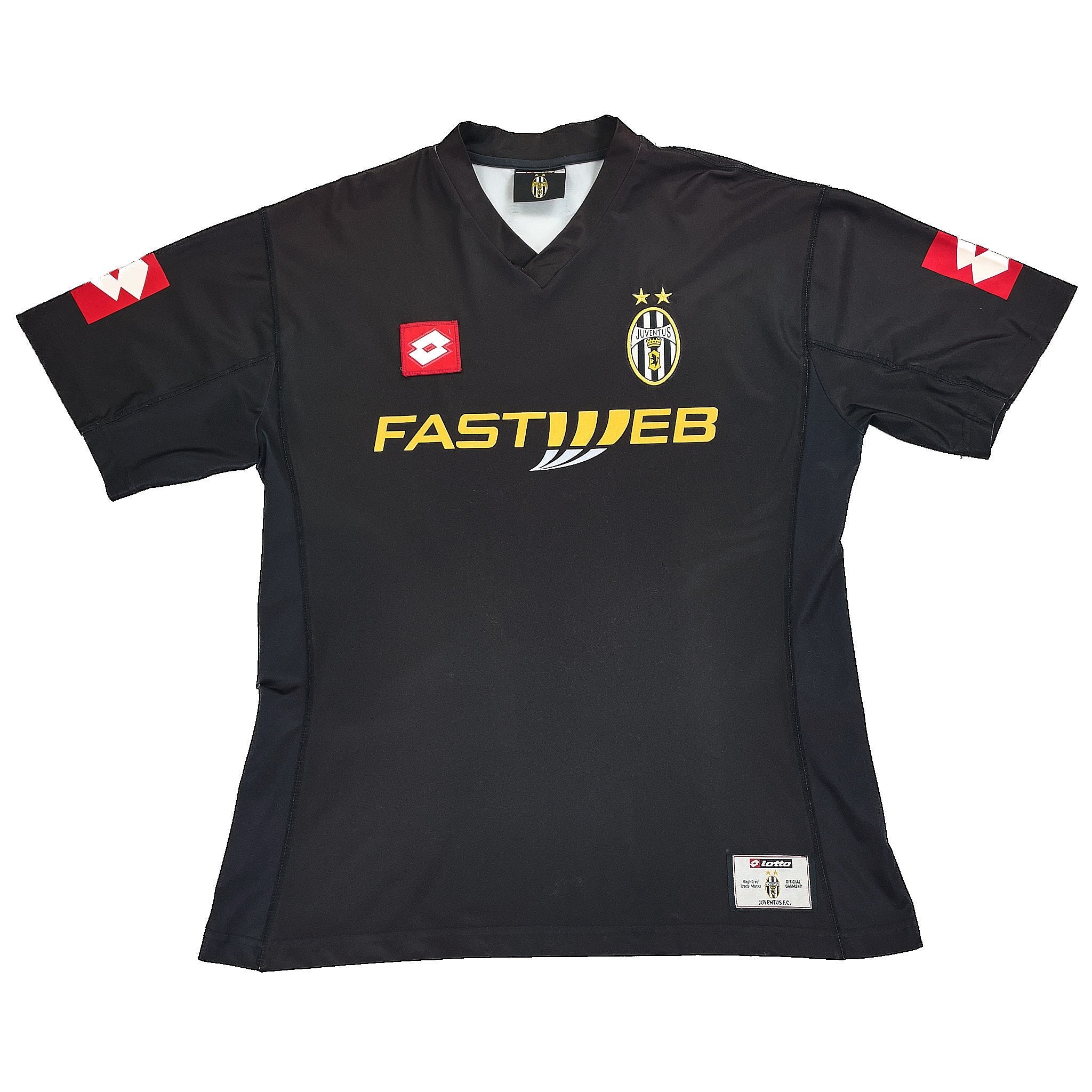 Buy 2001/02 JUVENTUS DAVIDS 26 AWAY SHIRT (XL) LOTTO ~ Free worldwide shipping available ~ Authentic Vintage Football Shirts from Cult Kits