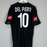 2001/02 JUVENTUS DEL PIERO 10 AWAY SHIRT (XL) LOTTO - Cult Kits - XL - Buy Vintage Football Shirts, Authentic Retro Football Shirts For Sale, Classic Football Shirts & Soccer Jersey